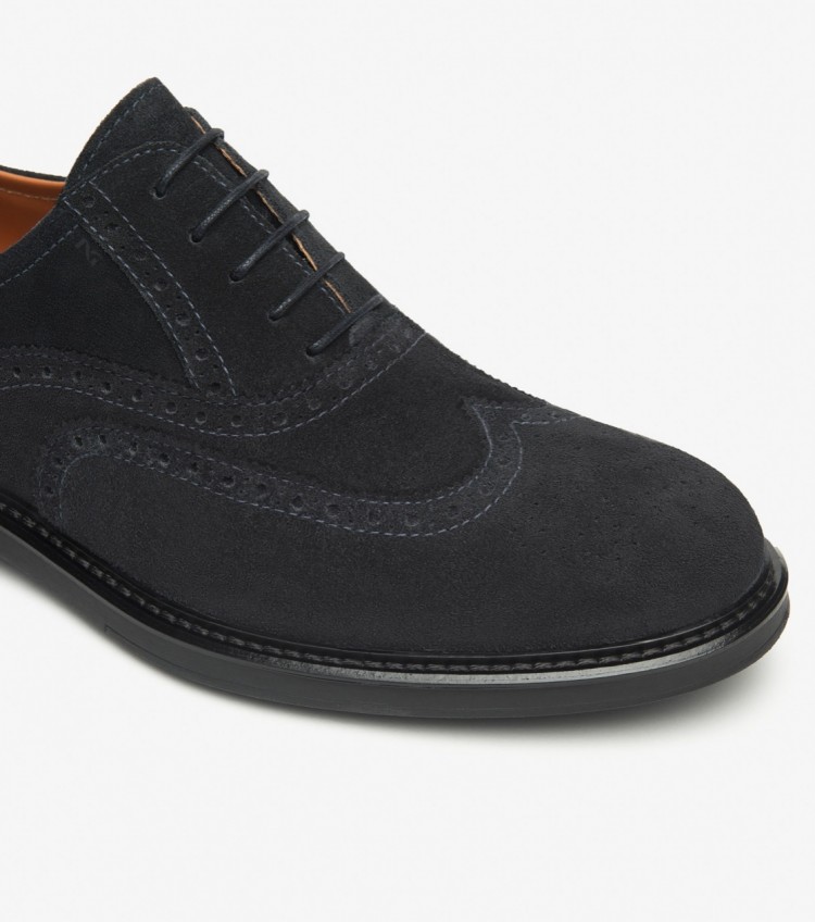 Stringate uomo in camoscio