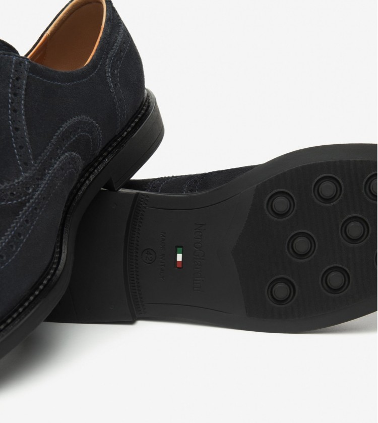 Stringate uomo in camoscio