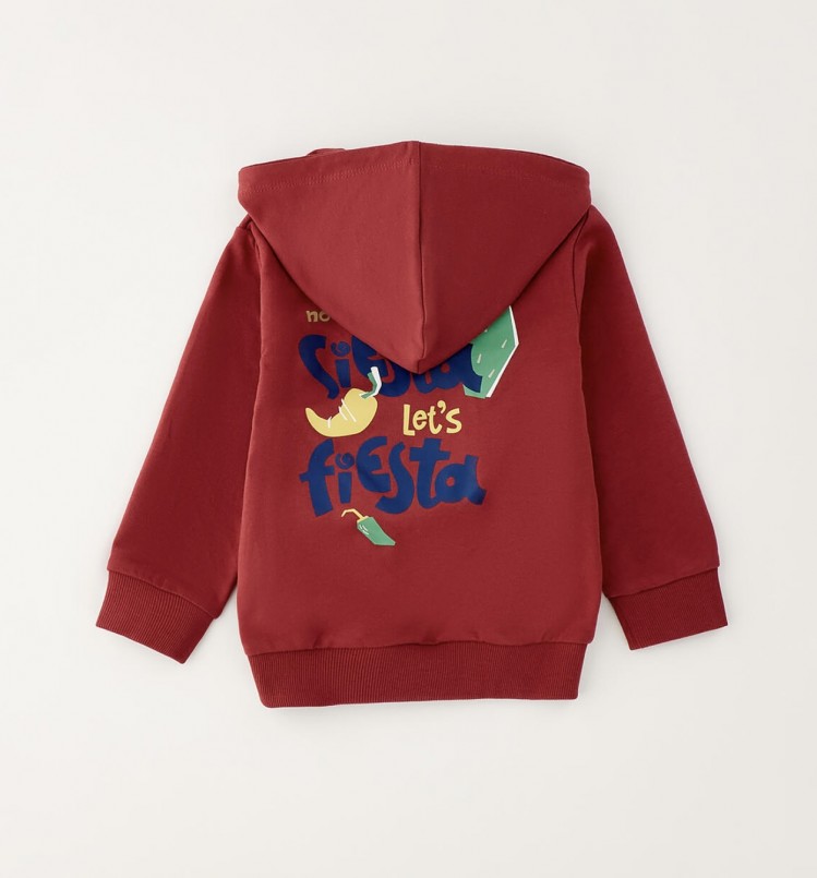 Felpa bimbo Sarabanda con zip