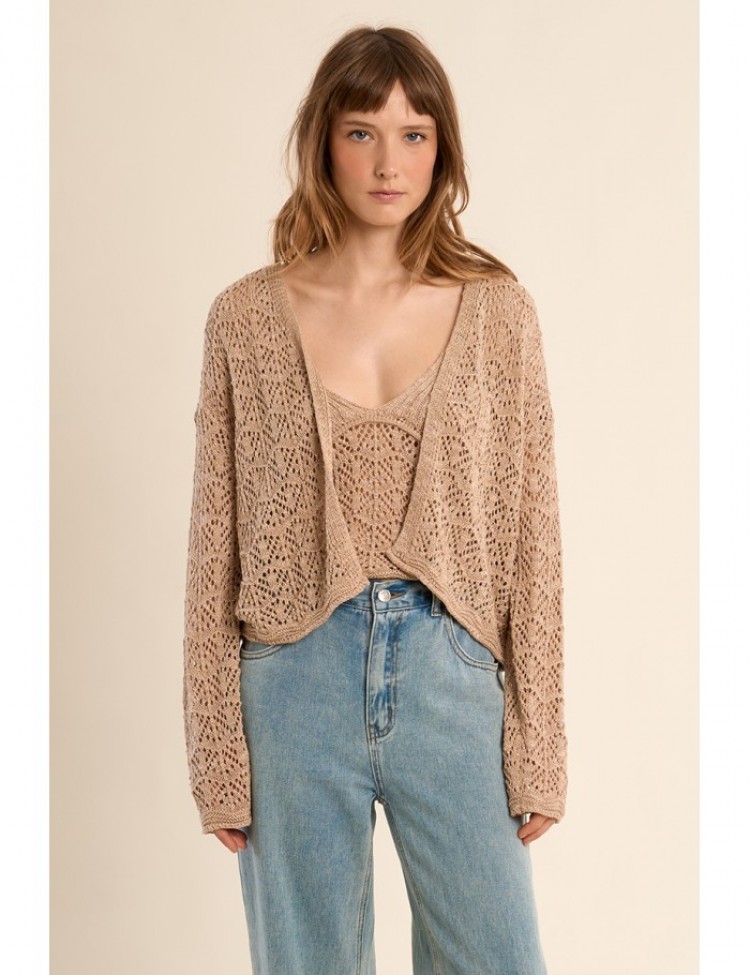 Cardigan traforato Molly Bracken