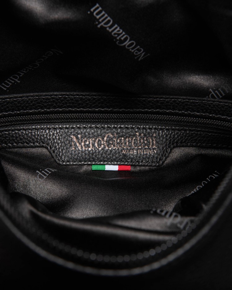 Zaino NeroGiardini vera pelle