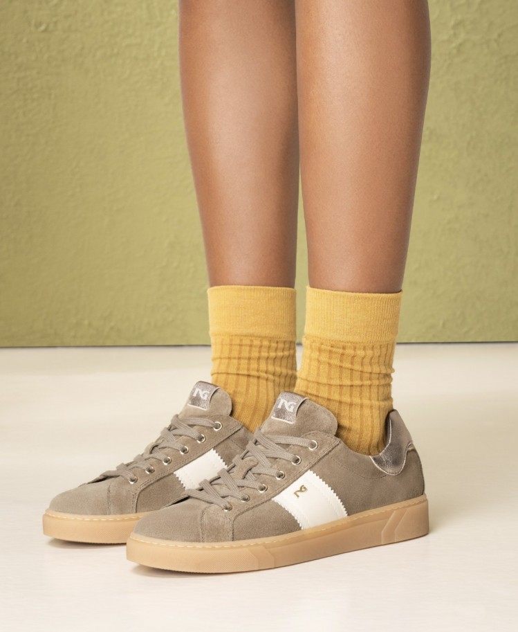 Sneakers donna vera pelle NeroGiardini