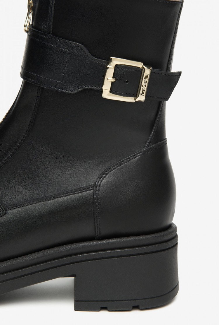 Stivaletti neri vera pelle NeroGiardini