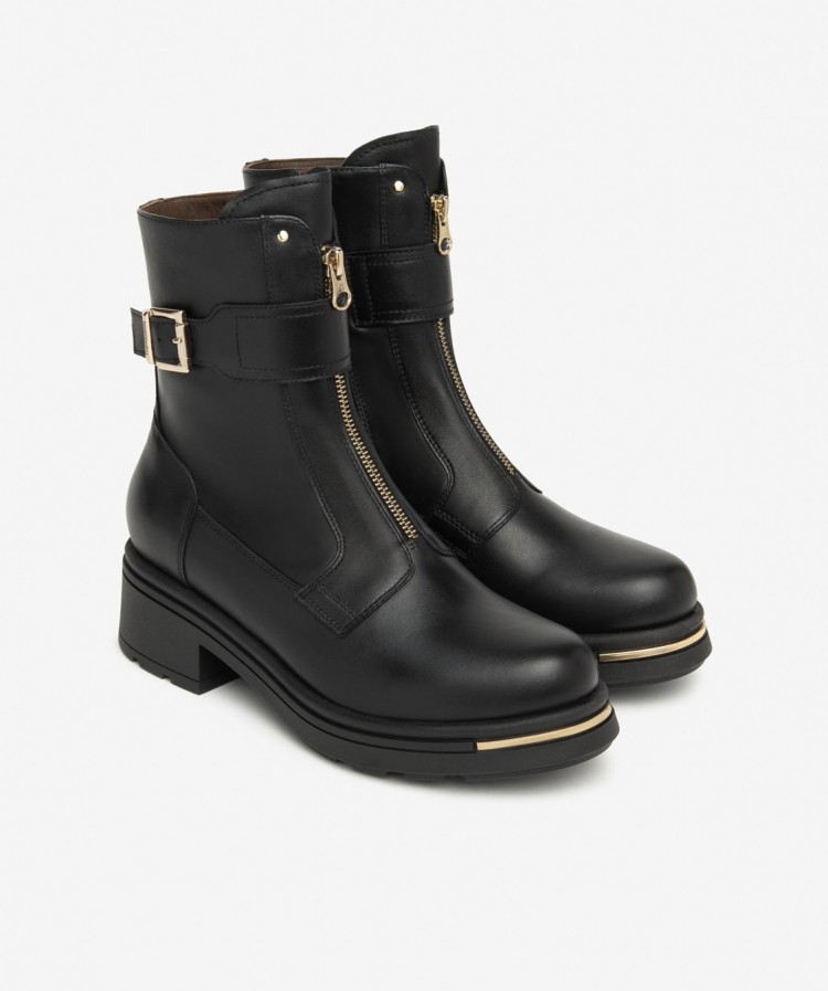 Stivaletti neri vera pelle NeroGiardini