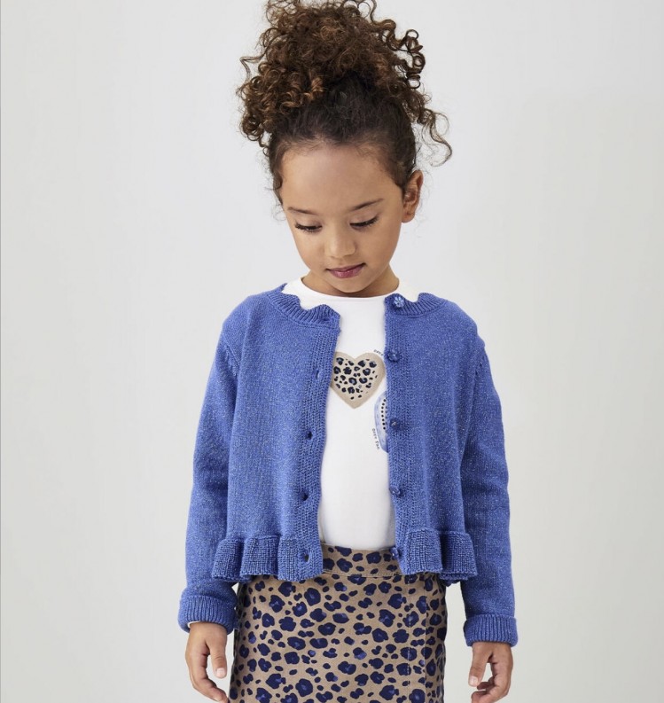 Cardigan neonata minibanda