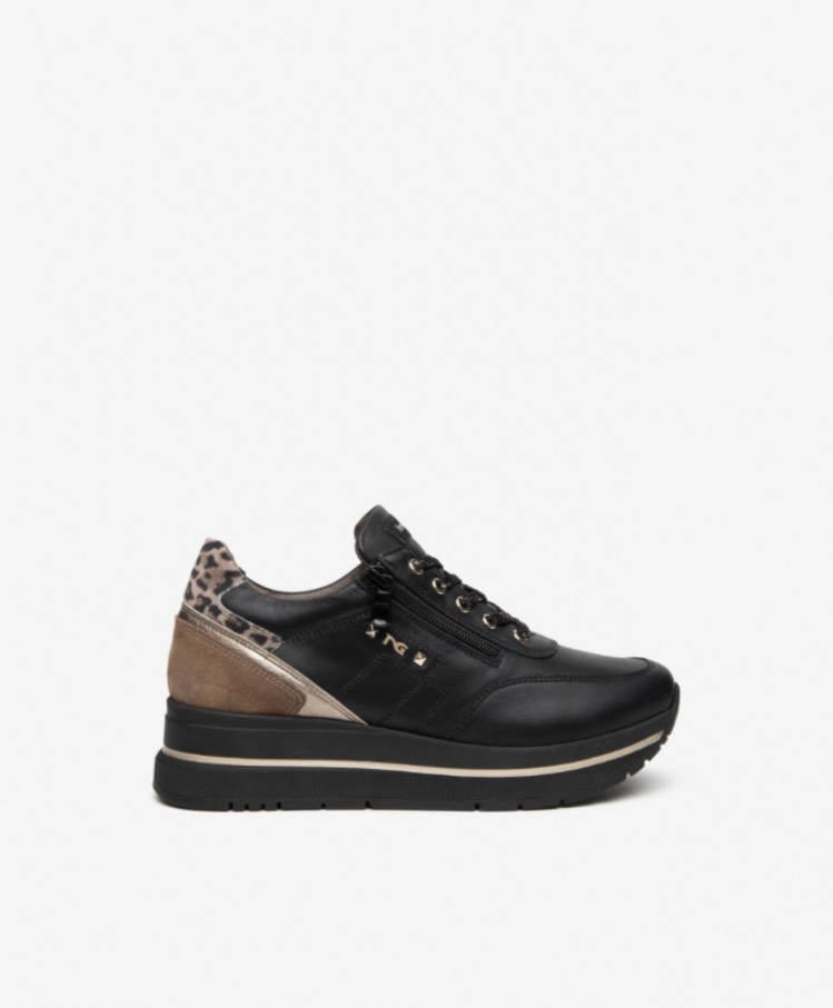 Sneakers con zeppa NeroGiardini