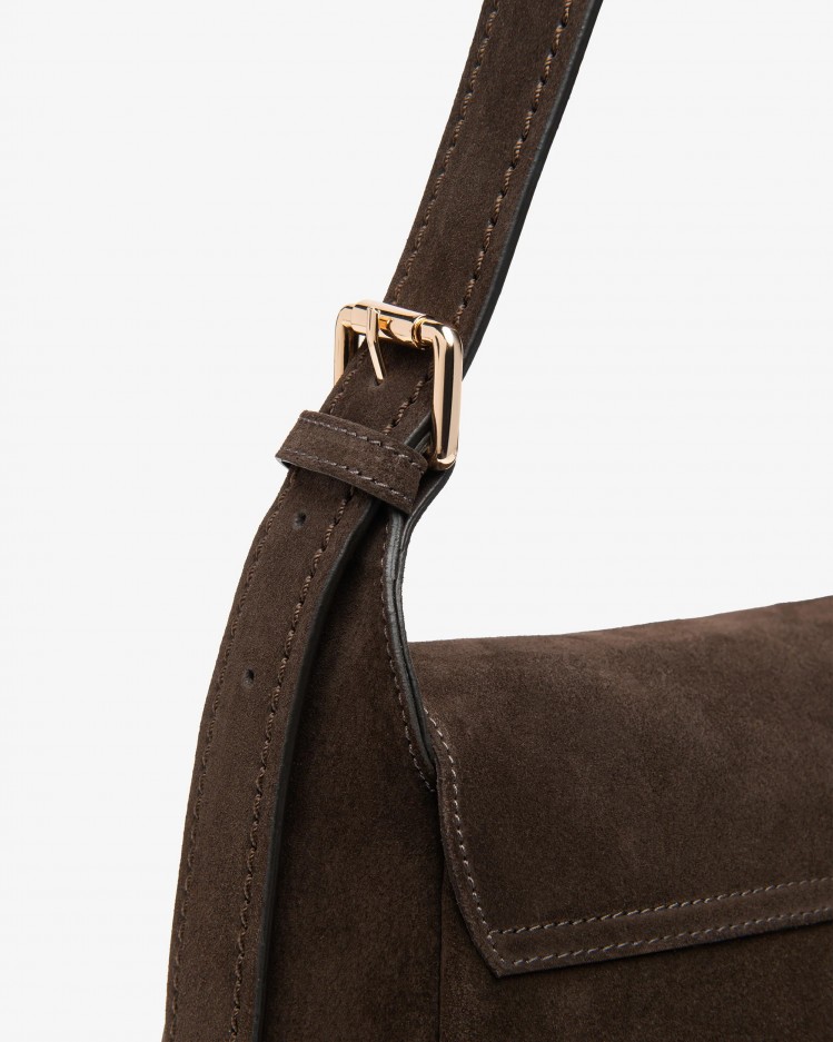 Borsa a spalla da donna in pelle NeroGiardini