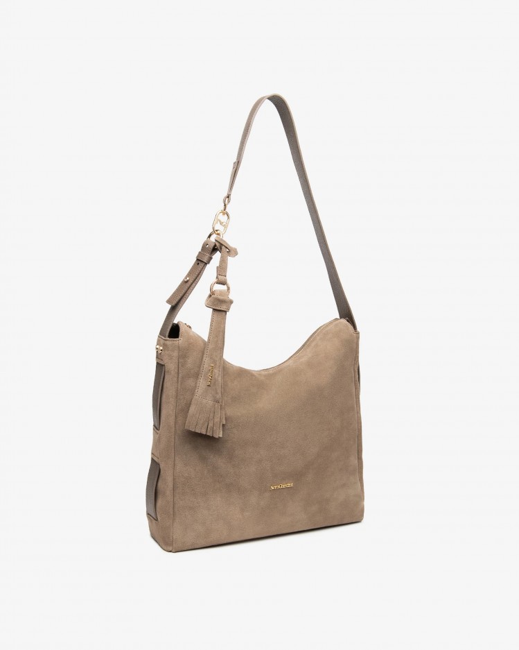 Borsa Hobo in pelle NeroGiardini