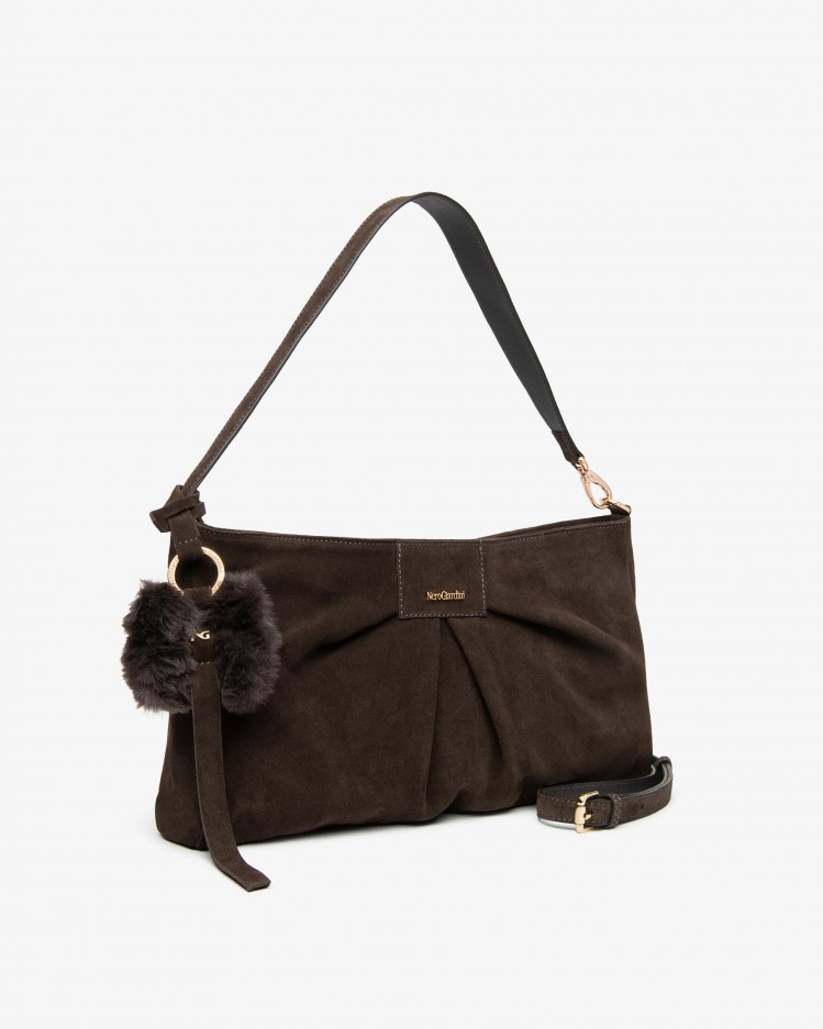Borsa a spalla in pelle NeroGiardini