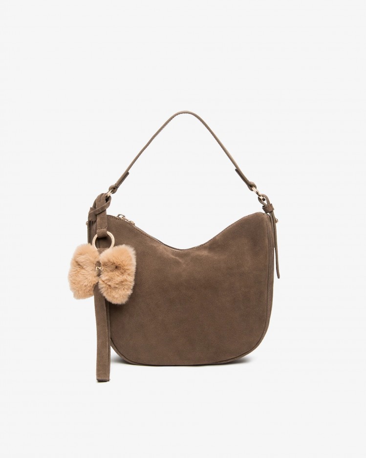 Borsa Hobo in pelle NeroGiardini