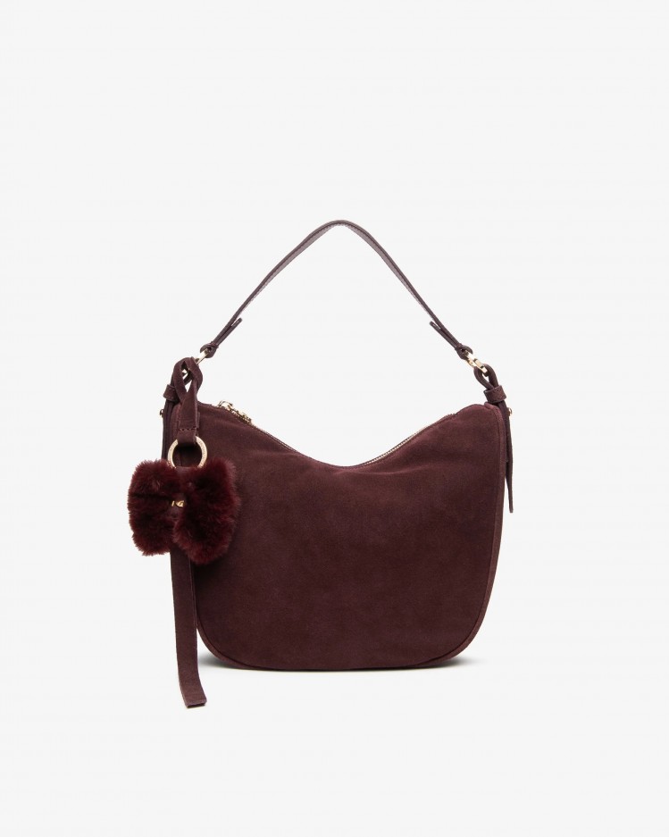 Borsa Hobo in pelle NeroGiardini