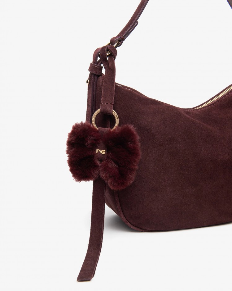 Borsa Hobo in pelle NeroGiardini