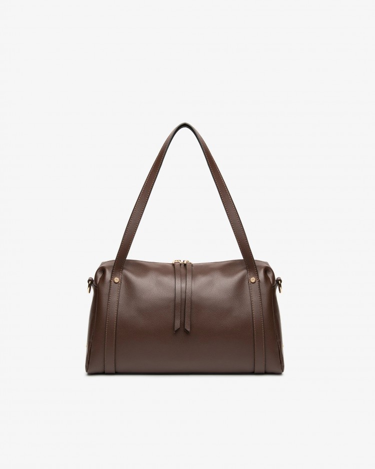 Borsa a bauletto in pelle NeroGiardini