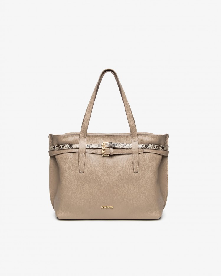 Borsa a tracolla in pelle NeroGiardini