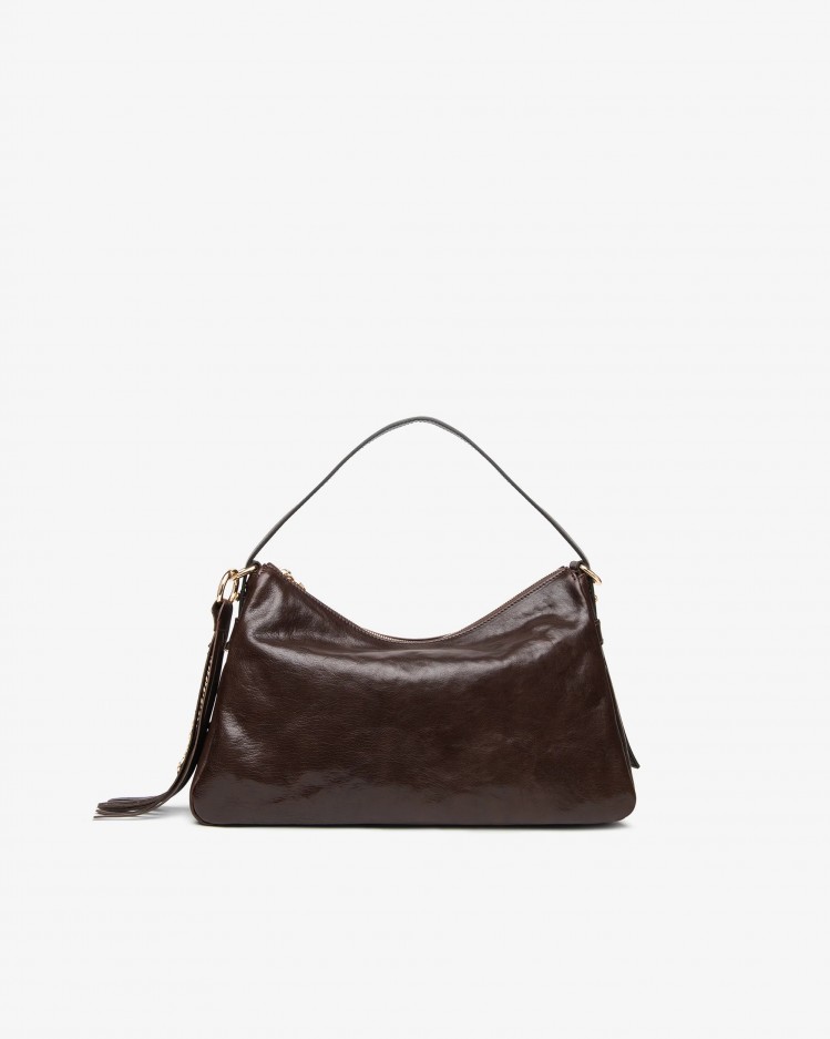 Borsa Hobo in pelle NeroGiardini