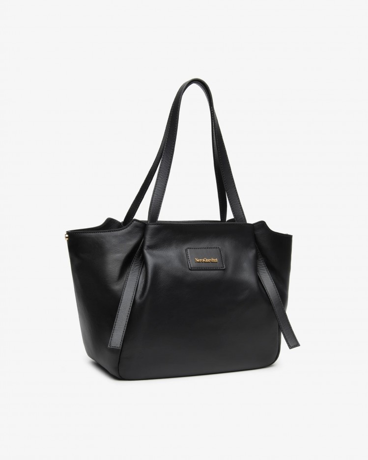 Tote bag in pelle NeroGiardini