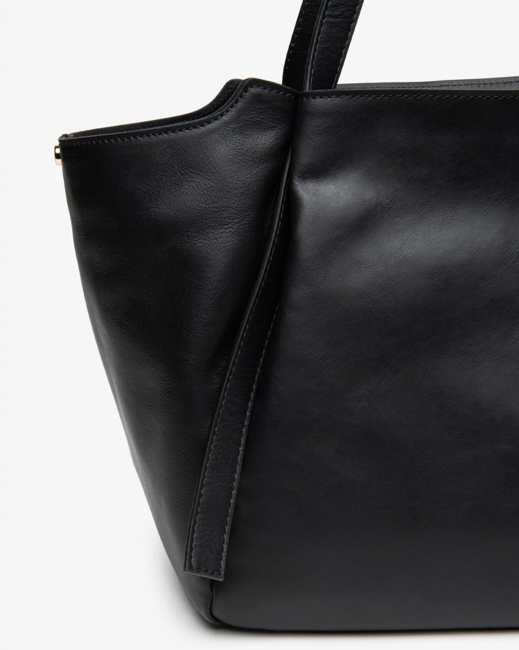 Tote bag in pelle NeroGiardini