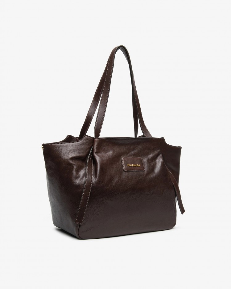 Tote bag in pelle NeroGiardini
