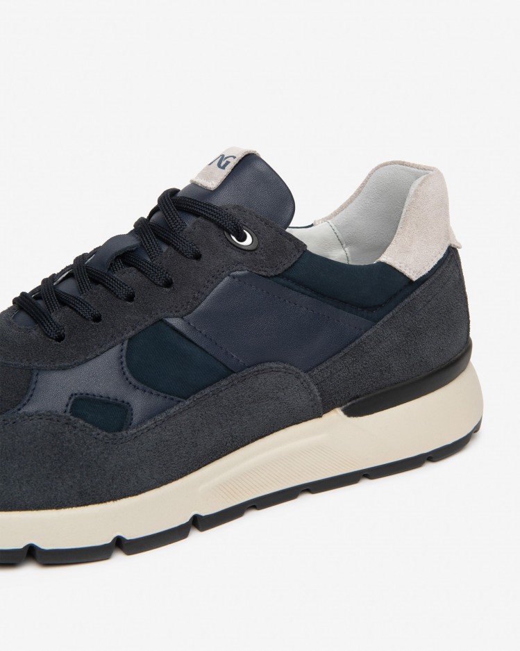 Sneakers uomo scamosciata NeroGiardini