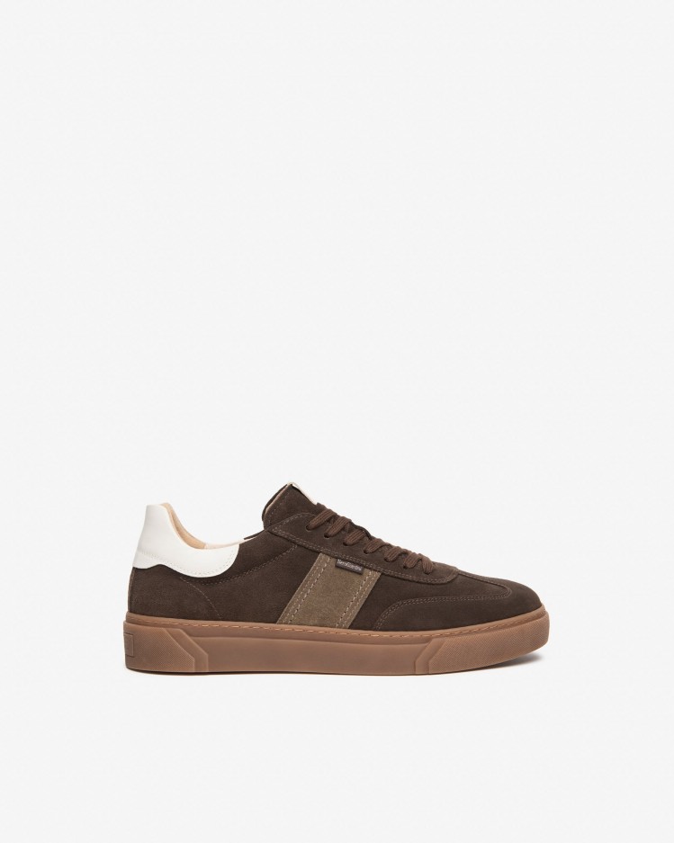 Sneakers uomo in camoscio NeroGiardini