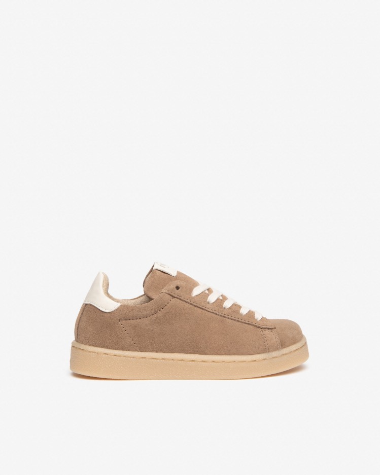 Sneakers bambina in pelle scamosciata NeroGiardini