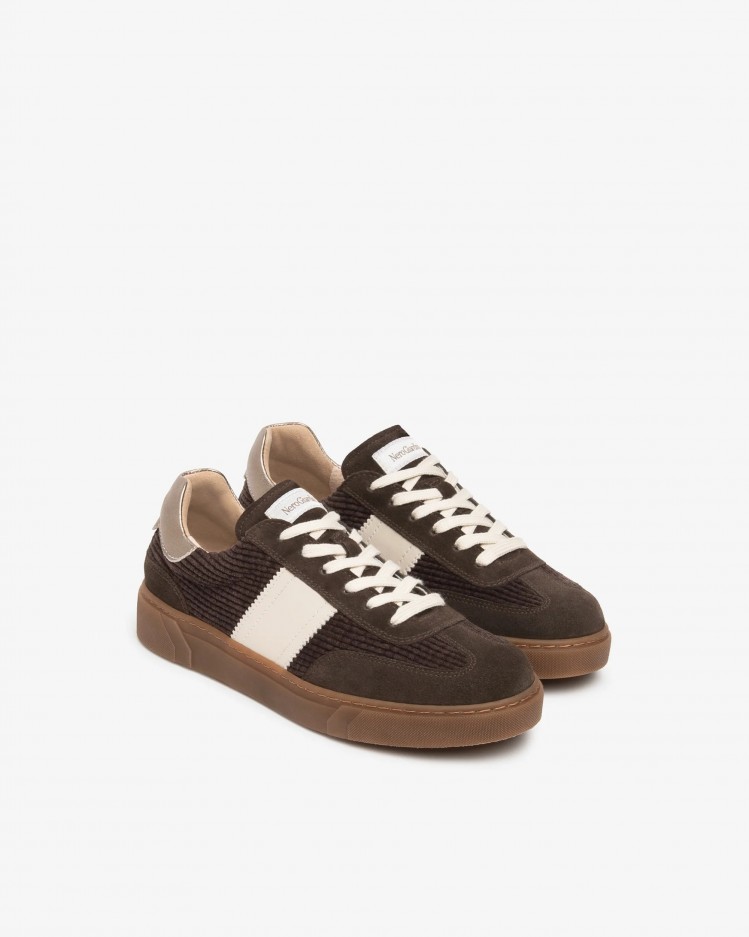 Sneakers da donna in pelle scamosciata NeroGiardini