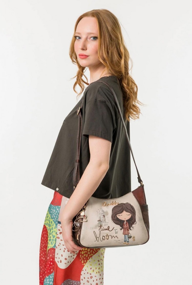 Borsa a tracolla grande Anekke