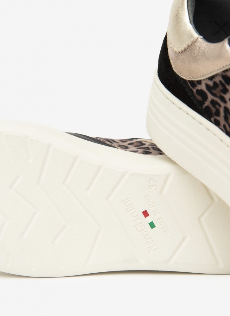 Sneakers Donna in pelle e maculata
