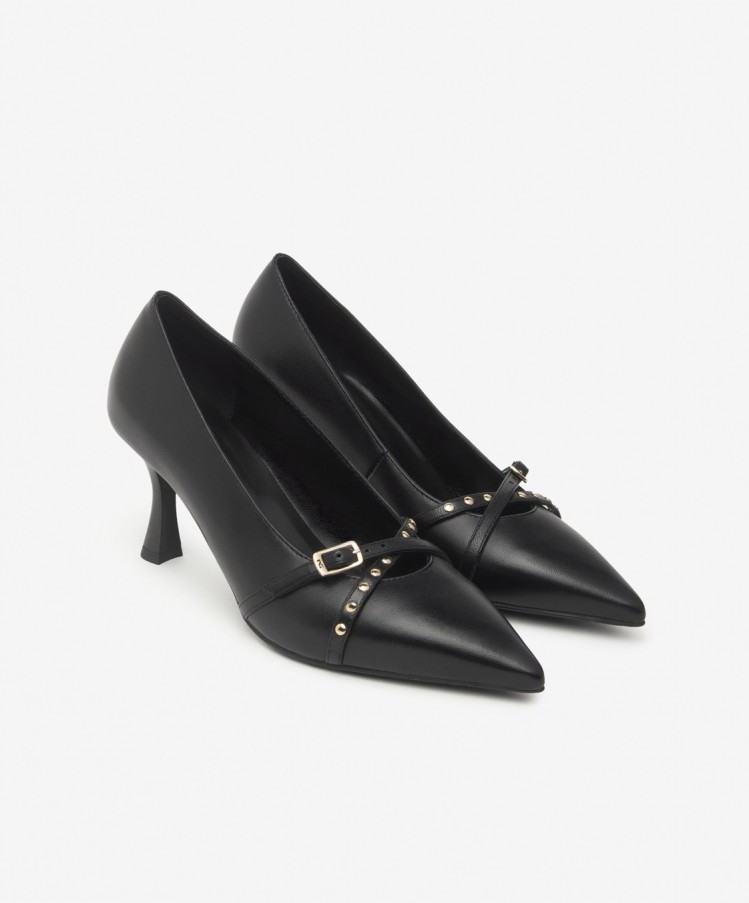 Décolleté Premium in vera pelle NeroGiardini