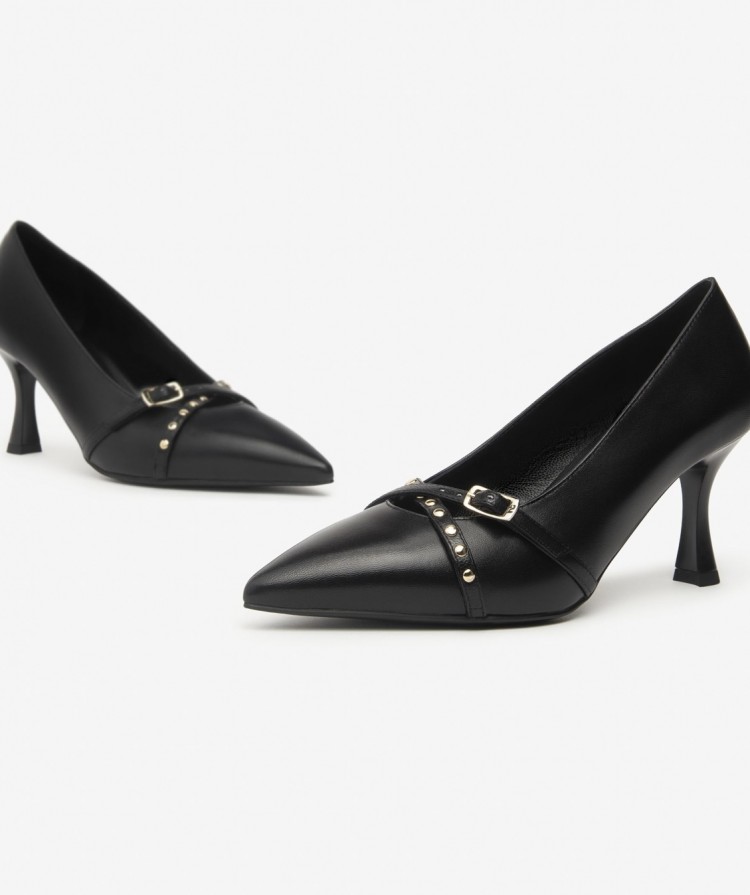 Décolleté Premium in vera pelle NeroGiardini