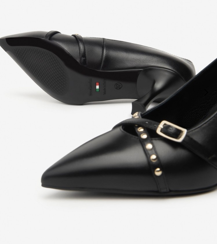 Décolleté Premium in vera pelle NeroGiardini