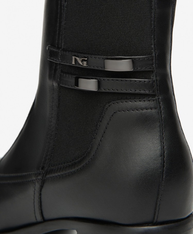 Stivaletti donna in pelle NeroGiardini