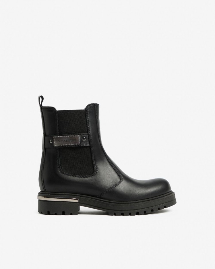 Stivaletto Teen da ragazza in pelle
