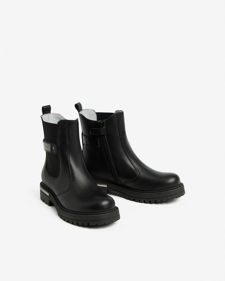 Stivaletto Teen da ragazza in pelle