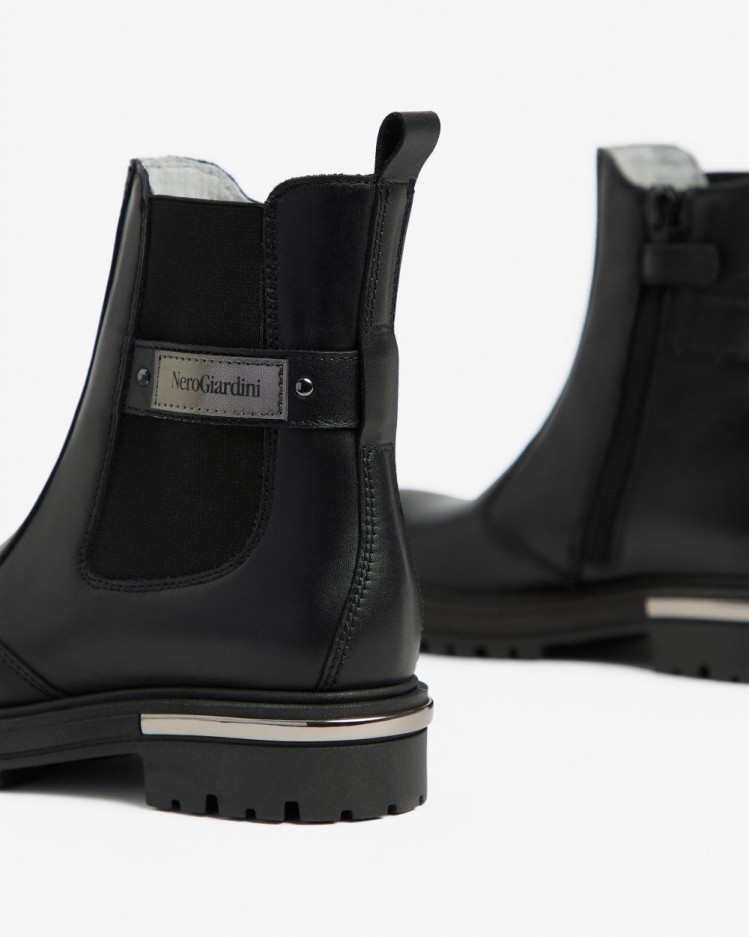 Stivaletto Teen da ragazza in pelle