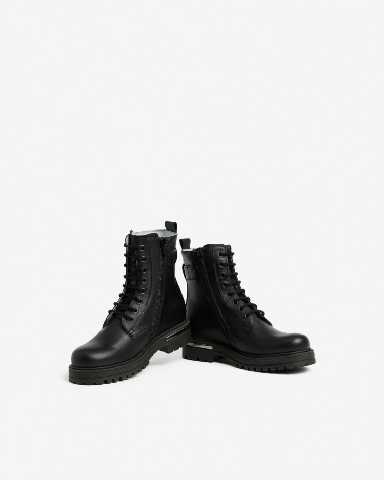 Anfibi Teen in pelle