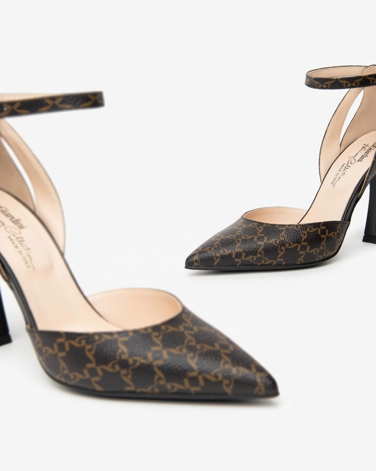 Dècolletè Donna in materiale tecnico e pelle