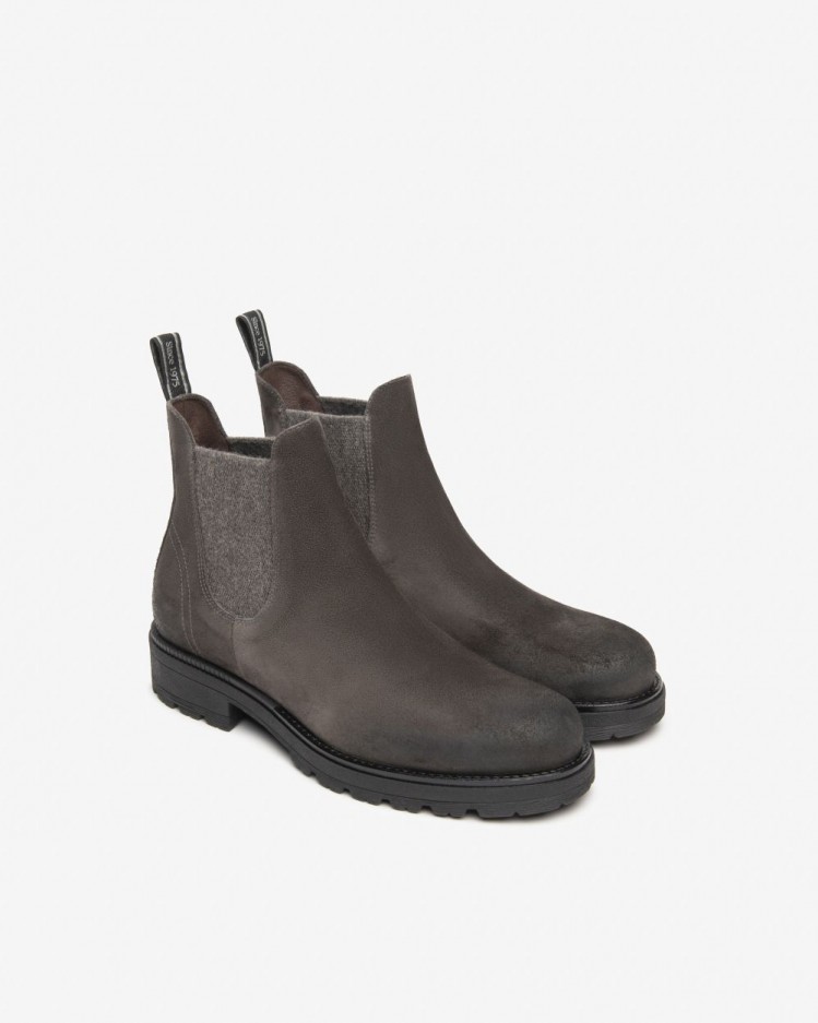 Stivaletti Chelsea Uomo in camoscio