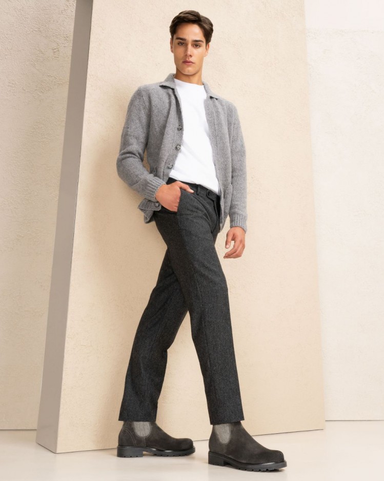 Stivaletti Chelsea Uomo in camoscio