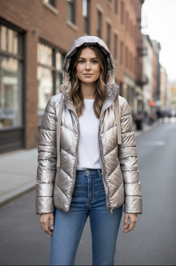 Giubbotto bronzo donna Yes-Zee