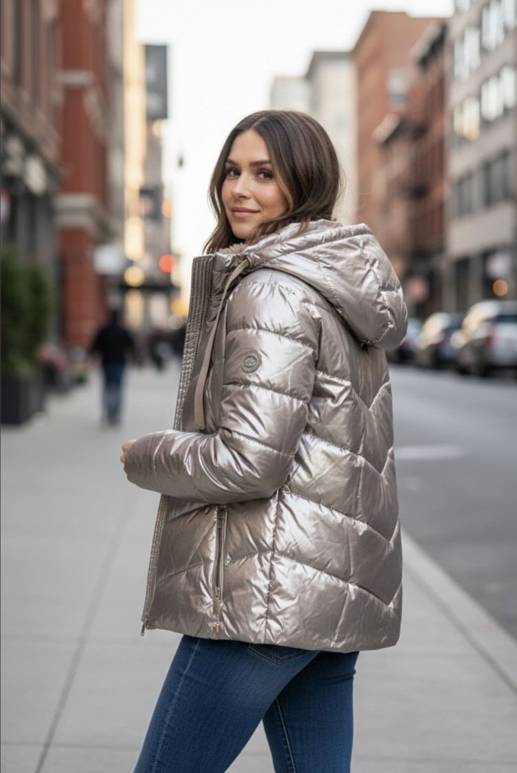 Giubbotto bronzo donna Yes-Zee