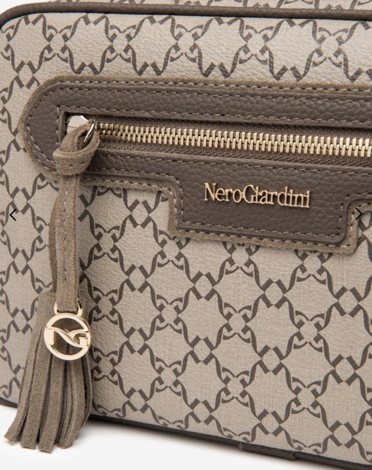 Borsa a mano logata NeroGiardini