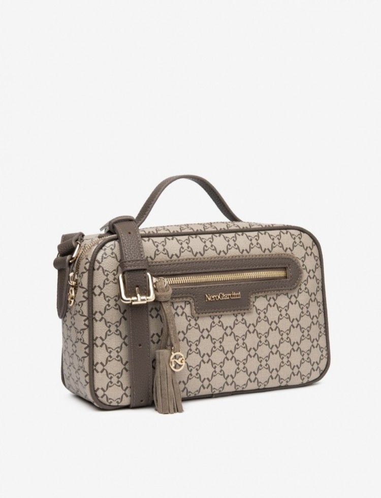 Borsa a mano logata NeroGiardini