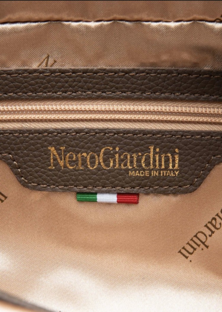 Borsa a mano logata NeroGiardini