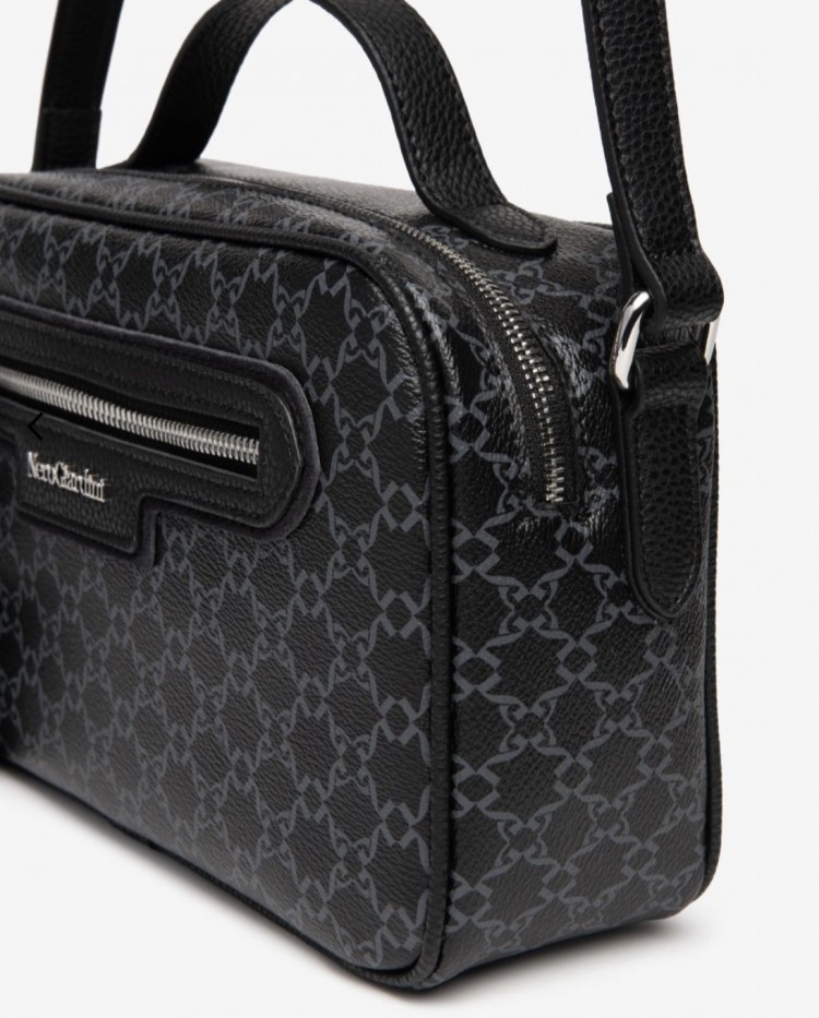 Borsa a mano logata NeroGiardini