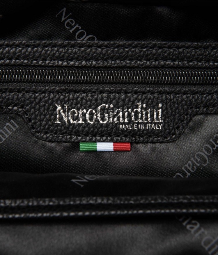 Borsa a mano logata NeroGiardini