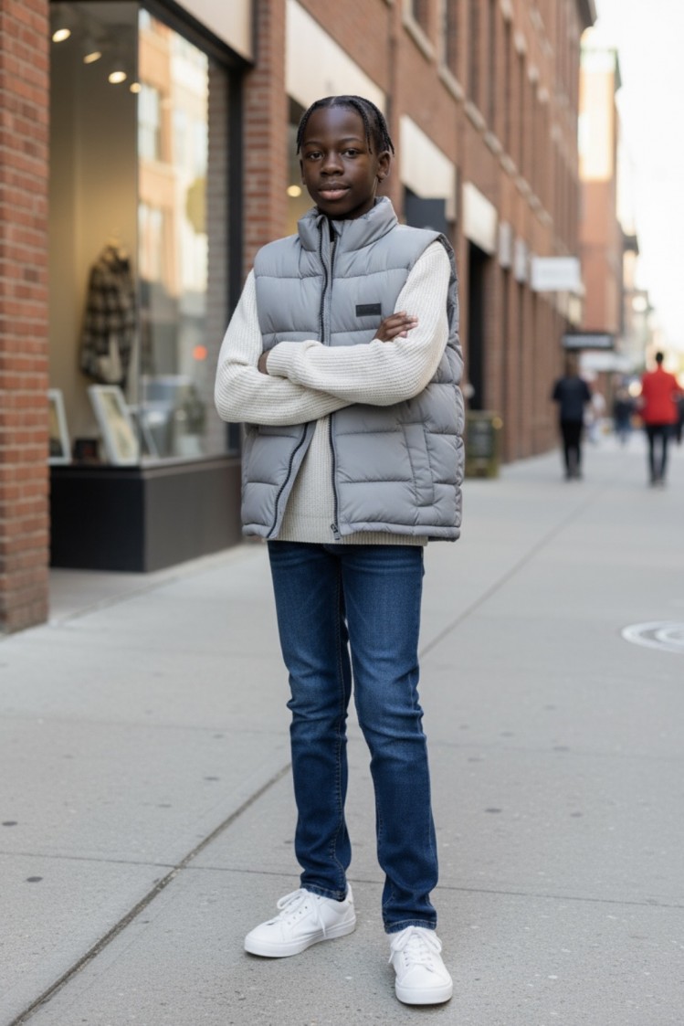 Giubbotto smanicato bimbo Losan