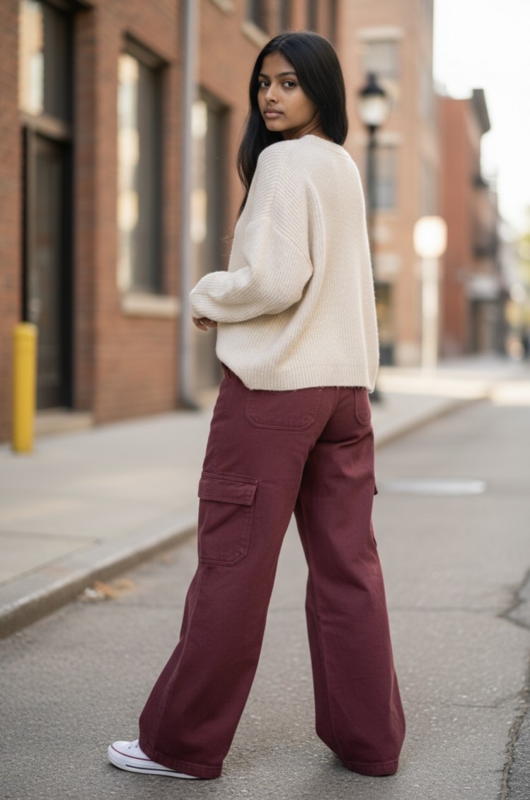 Pantalone cargo bimba Losan