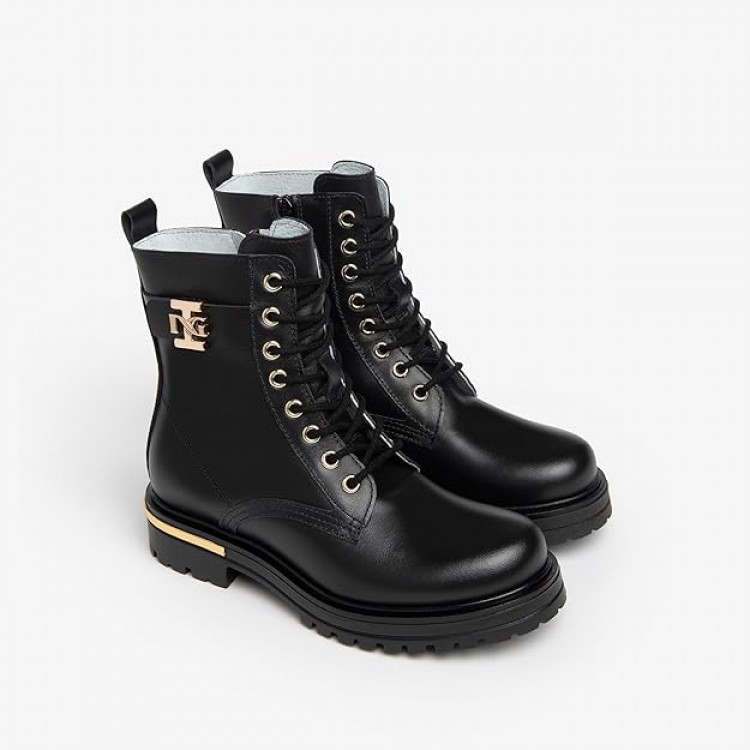 Anfibi Teen da bambina in pelle