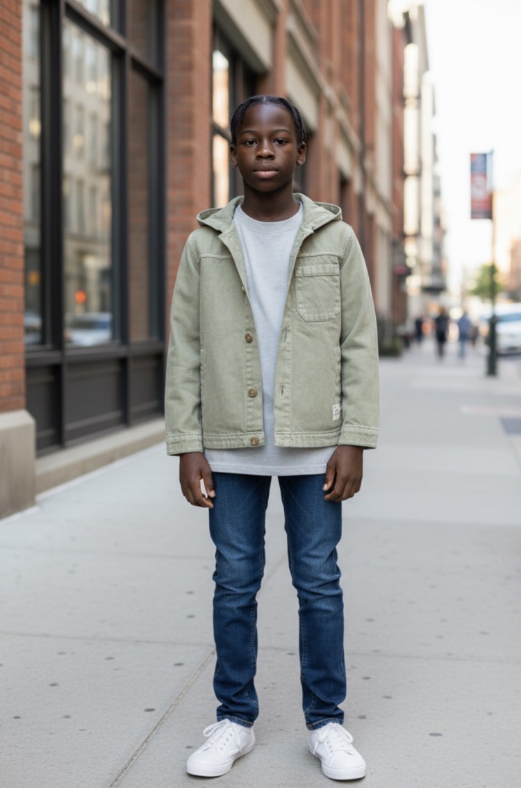 Giubbotto in jeans bimbo Losan